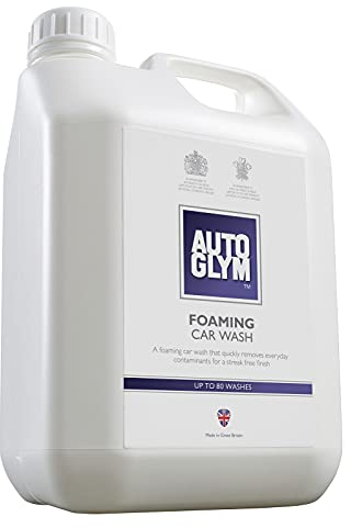 Autoglym Foaming Car Wash (Mousse Nettoyante pour Voiture) 2,5L - Shampoing Automobile Dense et Très Moussant pour Éliminer les Polluants Extérieurs