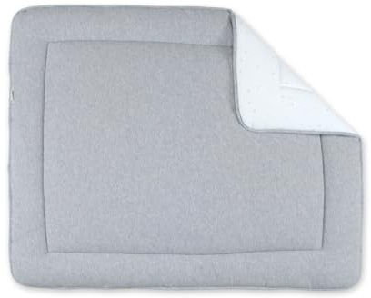 BEMINI Laufstalleinlage Krabbeldecke Pady waffle Bio + jersey Bio Mix grey