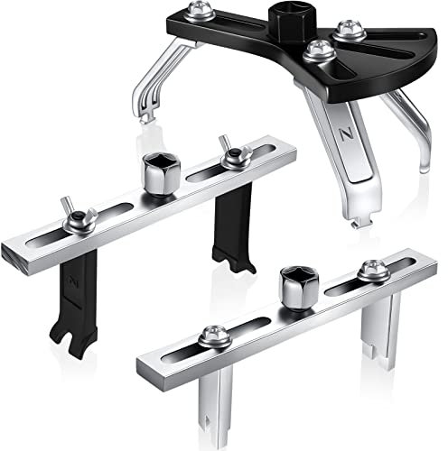 Frienda 3 Pieces Universal Fuel Pump Removal Tools Adjustable Fuel Pump Lock Ring Module Spanner WrenchTank Lid Cover Remove Spanner