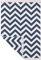 Fashion4Home Teppich Läufer - Tepiche für Wohnzimmer, Schlafzimmer, Küche, Kinderzimmer, Badezimmer - Boho Kelim - Läufer Flur, Zigzag-Blau-Weiß, Größe: 160x230 cm