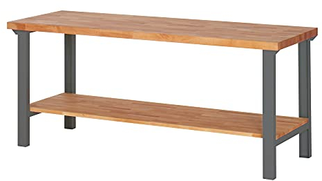 STIER Werktisch Premium mit Ablageboden BxTxH 2000x700x840 mm
