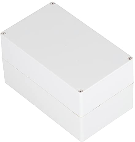 Abzweigkasten Aufputz, Kabelabzweigkasten, Abzweigdose Wasserdicht, Anschlussdose, ABS IP65 200x120x113mm Staubdichtes wasserdichtes Kunststoff-Anschlusskastengehäuse Elektronisches Projektgehäuse