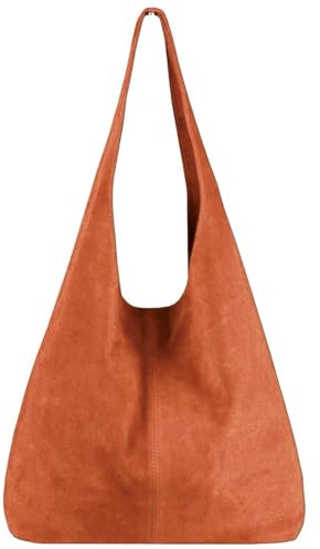 Modarno Umhängetasche Damen Wildleder Clutch Umhängetasche Shopper Damen Echt Leder