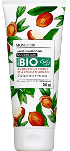 Monoprix Bio Apres-shampooing nourrissant argan karite Bio - Le tube de 200 ml
