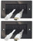 Auline Black Brush Double Twin 2 Gang Wall Outlet Cable Entry Plate Tidy Mount Face Plate Wall Plate (2)