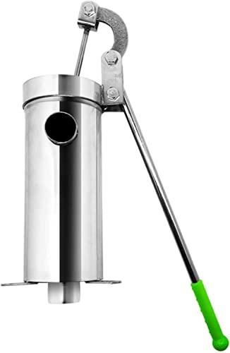 EdirFtra Manual deep water pump, deep well suction pump for outdoor garden pond underground water tools, manual steel steel pump