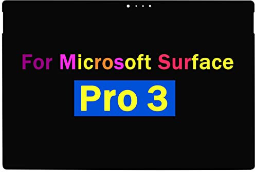 BTSELSS 12.0 Screen Replacement for Microsoft Surface Pro 3 1631 V1.1 LTL120QL01-003 TOM12H20 LCD Touch Display Panel Digitizer Assembly (Not Surface RT3)
