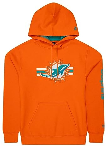 New Era Miami Dolphins NFL 2023 Sideline Orange Hoody - L