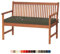 Lsjoaw Bankauflage 110X45X3CM Bankkissen Sitzauflage Sitzkissen wasserdicht Gartenbankauflage Schaukelkissen für Gartenbank Schwingen Bankpolster Outdoor für Fensterbank Gartenkissen DunkelgrüN
