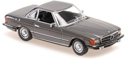 Minichamps 940033451 - Mercede. Ben. 350 Sl Cabriolet Hardtop (R107) Grey Metallic 1974 - Maßstab 1/43 - Modellauto