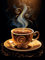 Bimkole DIY 5D Diamond Painting Kits Zubehör Kaffeetasse, Diamant Malerei Kit Voll Runde Bohrer Malen nach Zahlen Malerei Stickerei Kreuzstich Diamond Dekoration 30X40cm