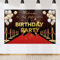 Roter Teppich Nacht Geburtstag Party Hintergrund Banner Walk of Fame Thema Dekor für Super Star Boy Girl Dance Prom VIP Access Homecoming Film Party Geburtstag Party Dekorationen Supplies 179,8 x