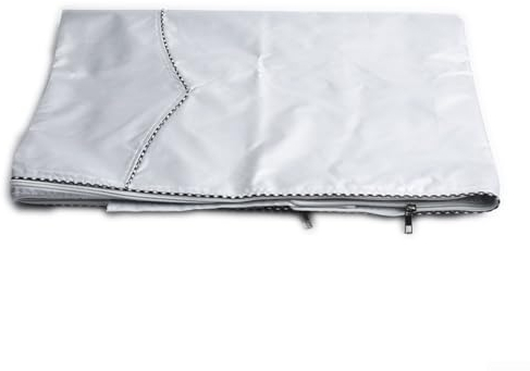 Copertura impermeabile per lavatrice, tessuto Oxford riflettente argento, antipolvere (XXL)