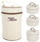 Joyzan Stainless Insulated Food Container, Portable Lunch Containers With Thermal Bag Vacuum Jar Keep Bento Hot Boxes Leak Proof Wide Mouth Design for Cool Warm School Work Adults (3 Box)