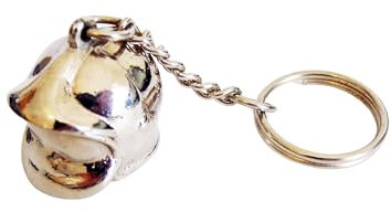 Odenwälder Lebensmittel Porte-clés pompier en métal, pendentif robuste en métal avec plusieurs motifs de pompiers, idéal pour les hommes et les garçons, multicolore, S