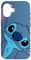 iPhone 16 Disney Lilo and Stitch Cute Stitch Face Slate Gray Case