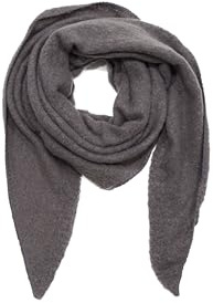 Damen Schal | Elastischer Bouclé-Strick für perfekte Passform | Kuschelig weiches Material, das nicht kratzt | Normal Fit | Einfarbig