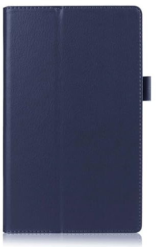 AKLiSa Asus Zenpad 8.0 - Funda de piel sintética ultrafina con función atril plegable para tablet Asus Zenpad Z380KL Z380C Z380 de 8 pulgadas (azul)