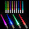 4 pares de palillos luminosos, palillos con luz LED, palillos con forma de sable de luz, ligeros y portátiles con 9 modos de color, sin BPA, palillos luminosos reutilizables para la cena de cocina