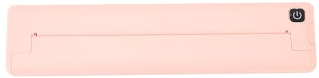 Alomejor A4-Thermodrucker mit 200 DPI Auflösung und 1000-mAh-Akku für 30 Tage Standby-Druck mit 90 Blatt Dauerdruck (PINK)