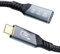 EUDOBEL USB C Thunderbolt 4 Verlängerung 1m, USB 4 USB C Verlängerung 40Gbps,PD 3.1 240W, 4K@144Hz 8K@60Hz Thunderbolt Verlängerungskabel für Thunderbolt 5, Switch, MacBook, iPad Pro, VR, SSD