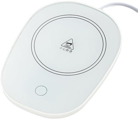 Kueohse Termostato da caffè, termostato da scrivania, adatto per amanti del caffè, candela, tè al latte, regalo, spina europea,