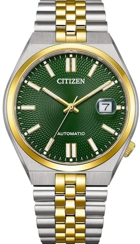 Citizen Men's Analogue Automatic Watch Tsuyosa | Automatic, no battery required, sapphire glass, 5 bar waterproof, 60 hours power reserve, stainless steel strap
