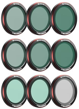 Freewell Magnetfilter ND ND/PL, CPL, UV, Glow Mist für DJI Neo 2,9er-Pack