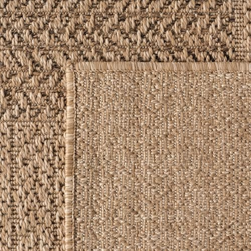 KADIMA DESIGN In- & Outdoor-Teppich Jute-Optik Naturlook Wetterfest Waschbar Strapazierfähig Läufer Beige 80x250 cm Balkon Terrasse Küche Fußbodenheizung geeignet Flur Oeko-TEX | ARLBERG