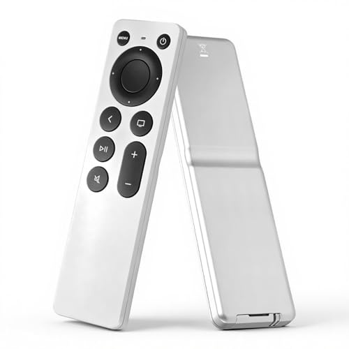 Universal Ersatz für Apple TV Fernbedienung, Infrarot Media Controller für Heimkino, Plug & Play TV Steuerung für 1-5 Generation 4K & Smart TVs