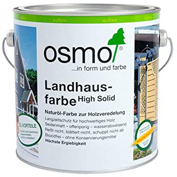 Osmo Landhausfarbe High Solid, 2703 Schwarzgrau, 2,5l