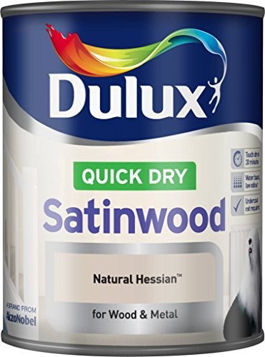 Dulux Quick Dry Satinwood 750ml Natural Hessian