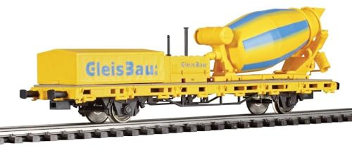 Viessmann Modelltechnik 2625 H0 Niederbordwagen mit Betonmischer GleisBau