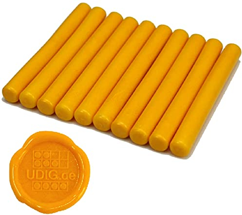 Siegelwachs 11 mm maisgelb für Heißklebe Pistole 10 cm 100 gr.