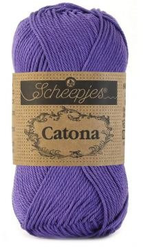 Scheepjes - Scheepjes Catona 508 Deep Amethyst Yarn - 1x25g