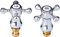 Cross Head Chrome Plated Tap Conversion Kit, Silver, 0.5-Inch