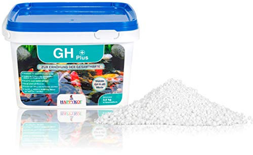 HAPPYKOI® GH Plus zur Erhöhung der Gesamthärte Wasserhärte in Granulatform HAPPYKOI® GH Plus GH Plus 2,5 kg