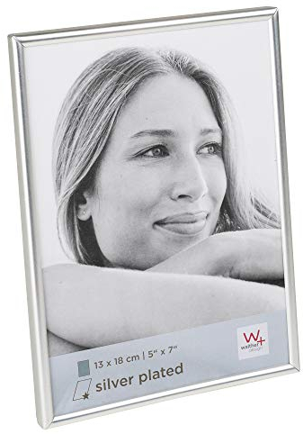 walther design Bilderrahmen matt silber 13 x 18 cm Chloe Portraitrahmen WD318T