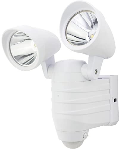 RITOS Projecteur LED Double Spot Éclairage Extérieur avec détecteur de Mouvement et Support Mural