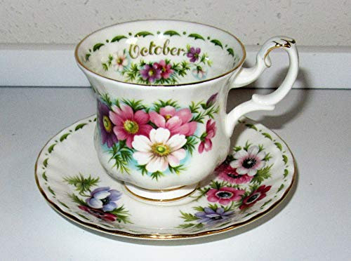 Royal Albert / Oktober / Lot de 2 / Original/ Bone China/Tasse de collection/Petite taille