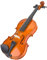 Geigenset für Anfänger, Natürliche handgemachte akustische Violine, Geigenset mit Bow Kolophonium Musikinstrumentenzubehör für Kinder/Anfänger/Geigenliebhaber Holzsaitenmusikinstrumente(1/2)