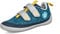 Affenzahn Barfußschuh Knit Happy mit Klettverschluss, Vegan, rutschfest, Flexibel, Reflektierend, besonders leicht in Größe 21-32 Pinguin - Blau