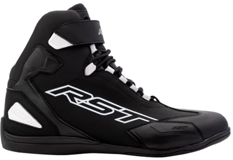 RST Sabre Moto Shoe Mens CE Boot Black/Black/White