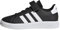 adidas Grand Court Elastic Lace and Top Strap Shoes Tennisschuhe, Core Black/Cloud White/Core Black, 31 EU