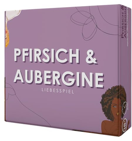 Pfirsich & Aubergine - Liebesspiel für Paare | Fantasien treffen auf Realität | Sexspiele für Paare Sex | Brettspiel erotisch Erwachsene | Paarspiele Fuer 2 Personen | Liebesspiele für Pärchen