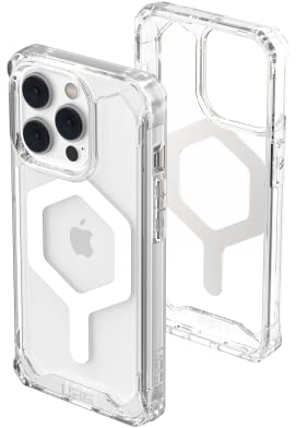 URBAN ARMOR GEAR UAG Designed for iPhone 14 Pro Case Translucent Clear Ice 6.1 Plyo Built-in Magnet Compatible with MagSafe Charging Lightweight Slim Shockproof Transparent Protective Cover