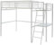 Vente-unique - Lit Mezzanine Casual II - 140 x 190 cm - Plateforme Bureau - Blanc - pour Enfant