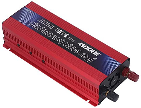 Onduleur à Onde Sinusoïdale Pure 3000 W, 12 V DC vers AC Power Inverter, Convertisseur Solaire Universel pour Voiture, Onduleur Solaire Extérieur pour Voiture, Camion, énergie (220V)