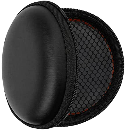 Geekria Shield Earbuds Case Compatible with LG Tone Free T90/T90S T80 True Wireless Earbuds, Replacement Hard Shell Travel Carrying Bag with Cable Storage (Black)