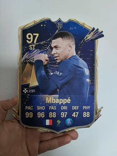 Papier FUT Mbappé TOTY EA FC 24 Ultimate Team imprimé sur un matériau rigide moulé